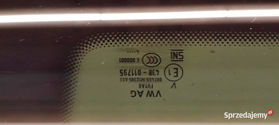 VW TAYRON SZYBA KAROSERYJNA PRAWY TYŁ 57L845042C