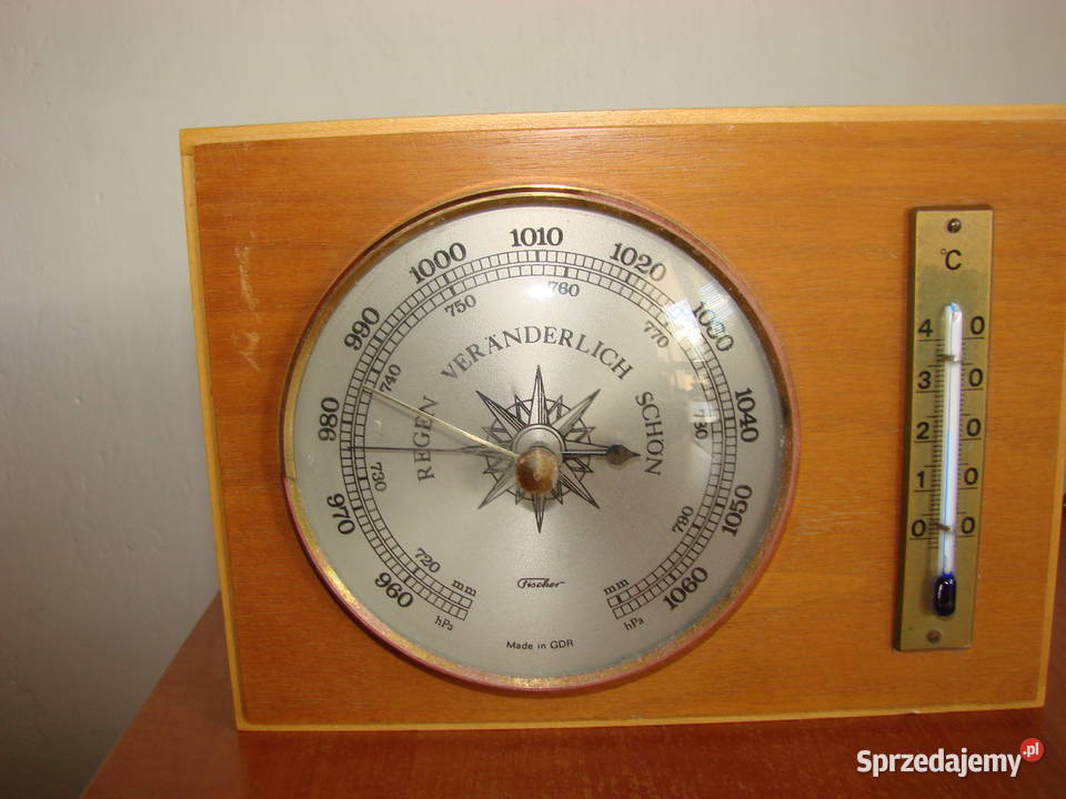 Fischer domowy barometr i termometr Pruszcz Gdański
