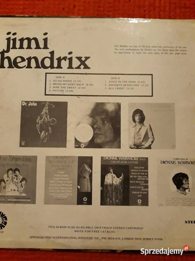 JIMI HENDRIX Jimi Hendrixorginał made in USA Płyty i kasety Rzeszów