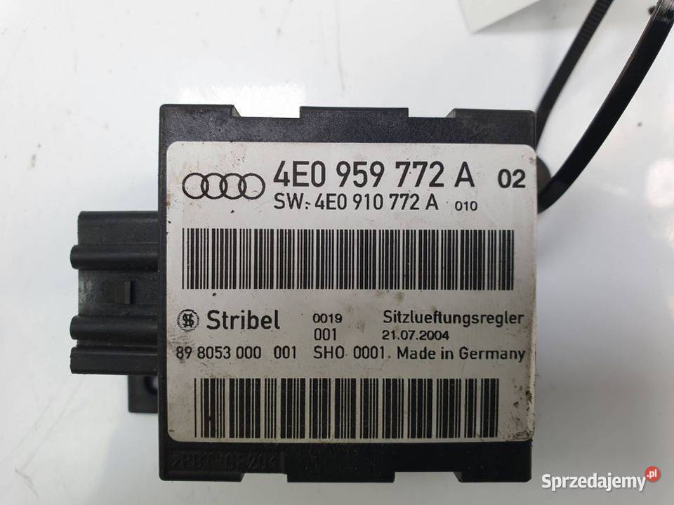 MODUŁ AUDI A8 D3 4E0959772A osobowe Lipno