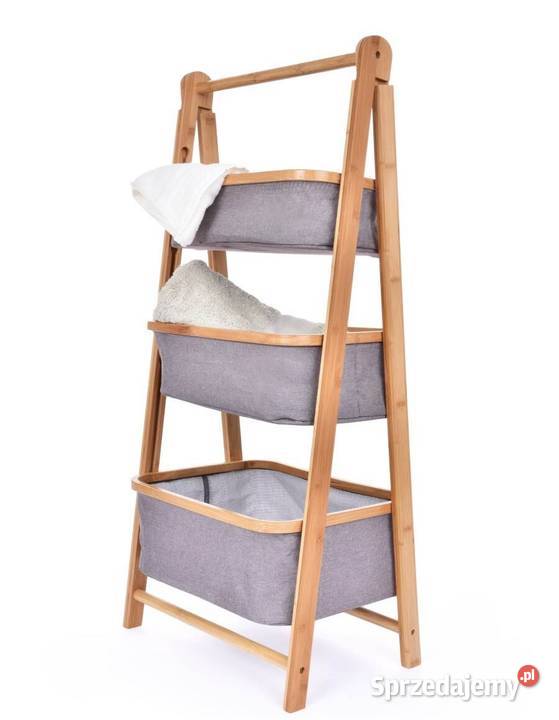 SKŁADANY BAMBUSOWY REGAŁ wys 975 Dom i Ogród