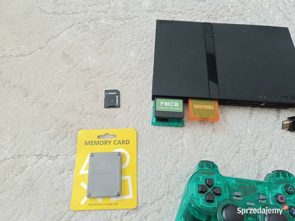 Konsola Sony PlayStation 2 Slim SCPH77004 2 FMCB Sony Playstation 2 Pruszków