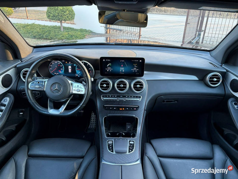 Mercedes GLC 220 20d 194 4x4 Pakiet AMG LEDy przyciemniane szyby mazowieckie Lipówki