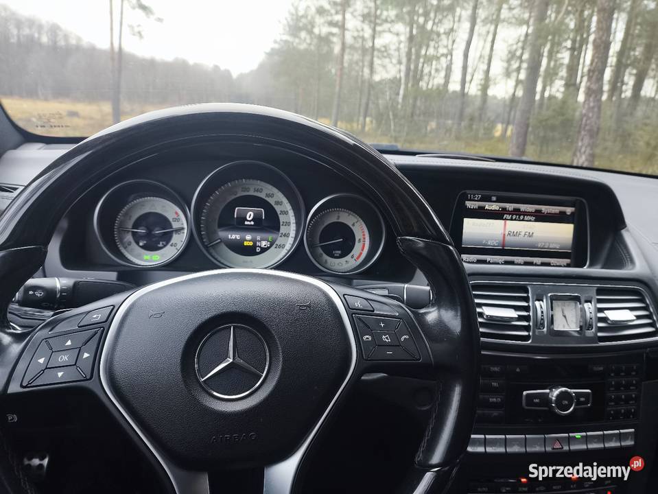 Mercedes E350 Coupe AMG 30 Diesel Skóry Full elektryczne szyby Ciechanowiec
