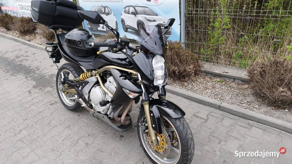 Kawasaki ER6n 2006r ABS grzane manetki kufer Radom