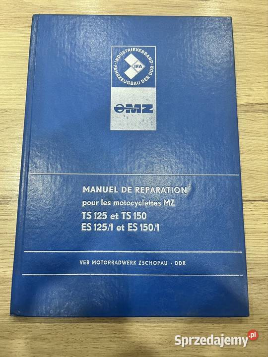Książka naprawcza mz ts i es 125150 export igła podkarpackie Kolbuszowa Górna