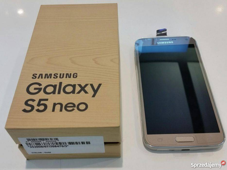 Samsung galaxy s5neo złoty nowy GPRS Wrocław