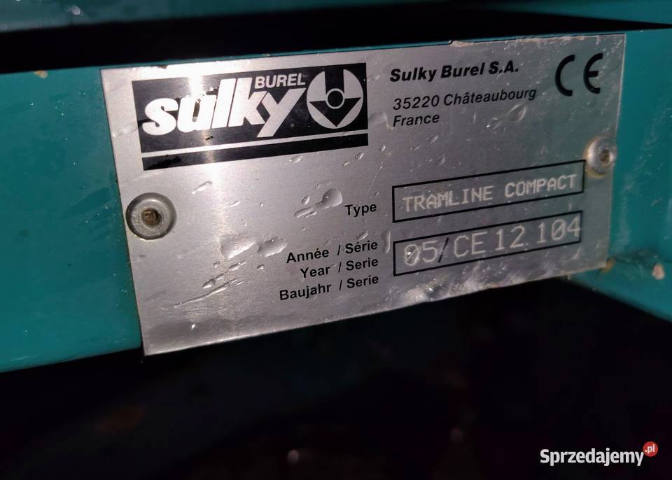 Zestaw agregat uprawowo siewny SULKY 2005 Super Janów Lubelski