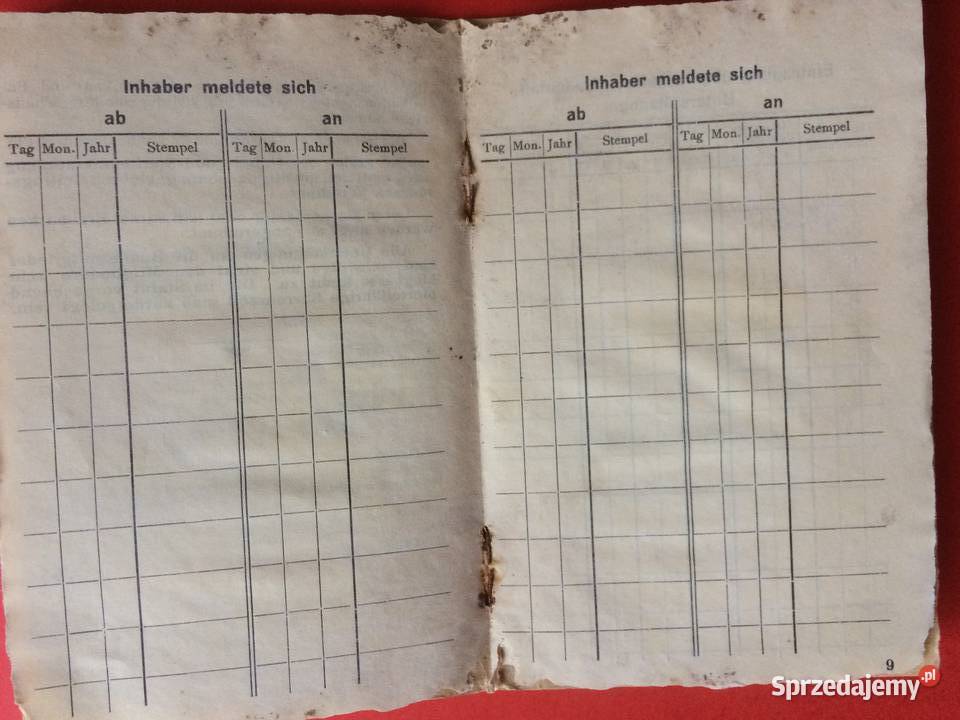 486 Niemiecka Księga Członkowska Szczecin