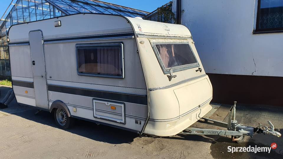 Przyczepa kempingowa hobby 425 1991 3 osobowa mazowieckie Warszawa