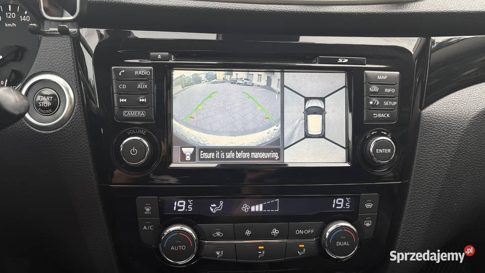 Nissan Qashqai 12 DIGT Tekna 2014 Panorama 360 4/5 Qashqai Piotrków Trybunalski sprzedam