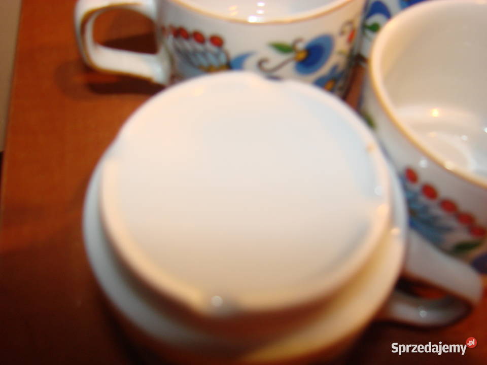 Lubiana filiżanka wzór kaszubski Pruszcz Gdański