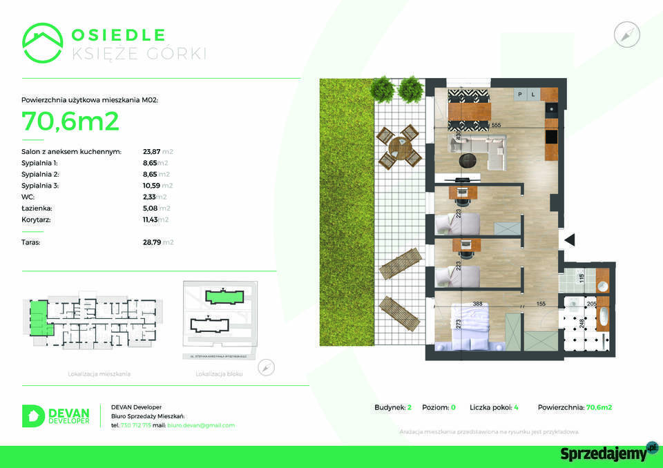 NOWA INWESTYCJA W ŁAŃCUCIE MIESZKANIA blok sprzedam