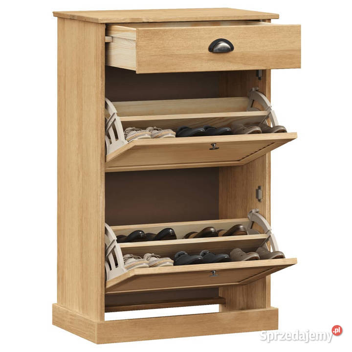 Szafka na buty VIGO 60x35x96 lite drewno sosnowe Warszawa