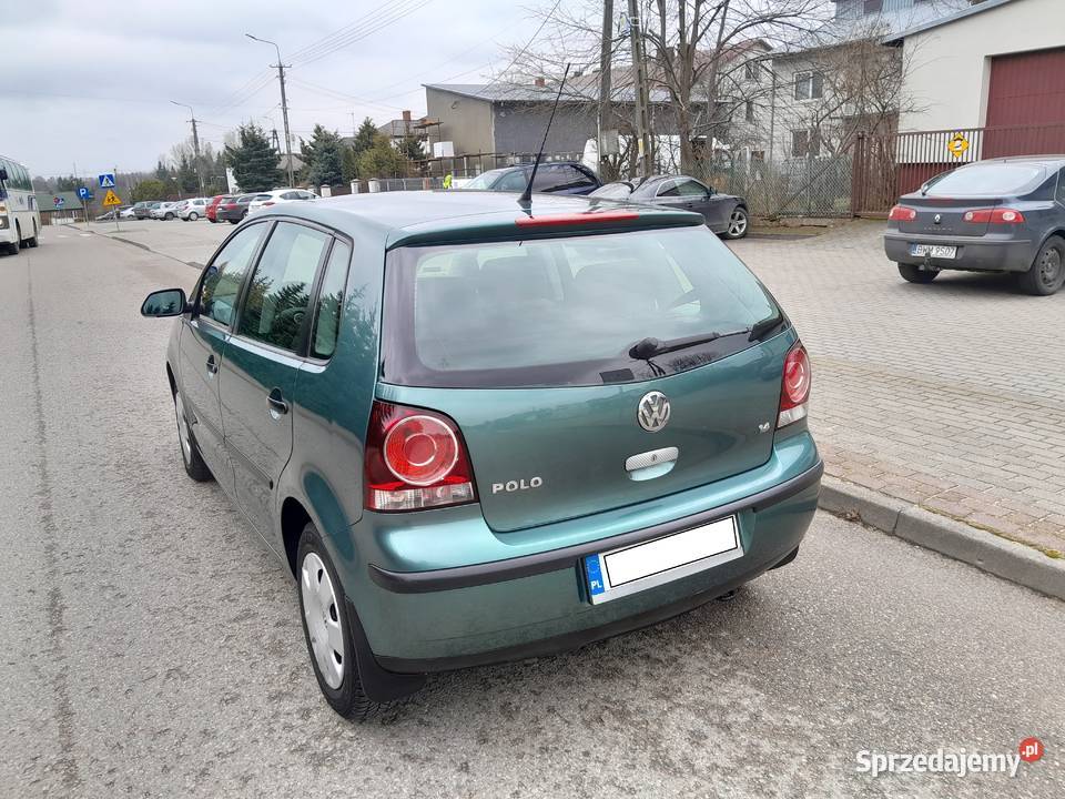 VOLKSWAGEN POLO 14 benzyna 2006 krajowy lakier metallic Polo Ciechanowiec