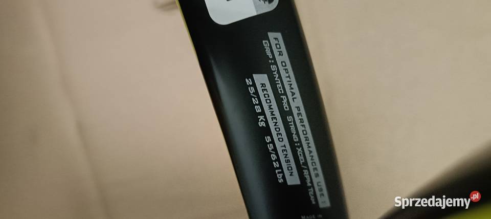 Unikatowa rakieta Babolat Aeropro Team 280g Ścinawa