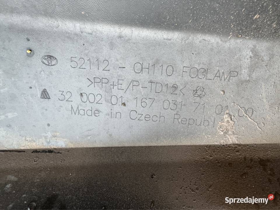 Spoiler dokładka dół zderzaka przód aygo X na sprzedam