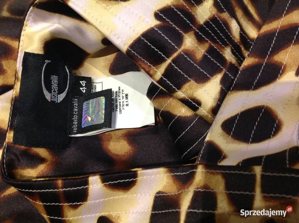 Sukienka Panterka Satynowa Roberto Cavalii 3840 Nowa Sól sprzedam