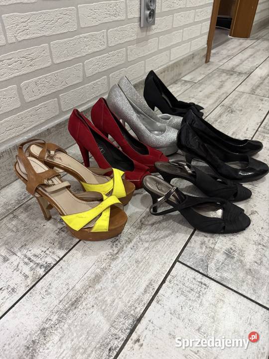 Buty na szpilcebuty na obcasie skóra Malbork