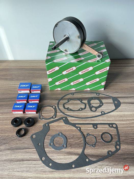 NOWY KOMPLETNY WAŁ KORBOWY DUELLS ŁOŻYSKA Bielsko-Biała