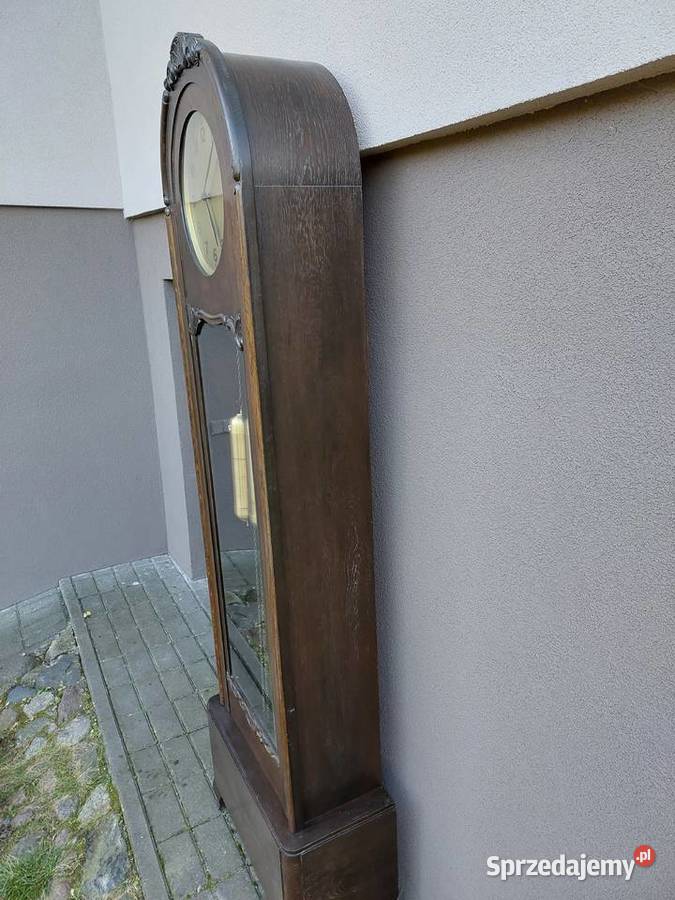 131 Stary zegar podłogowy baba Mauthe secesja