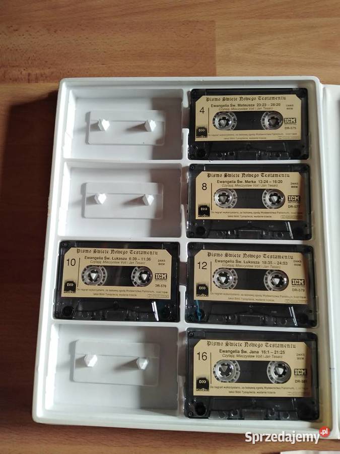 Pismo święte nowego Testamentu na kasetach 1991 kaseta