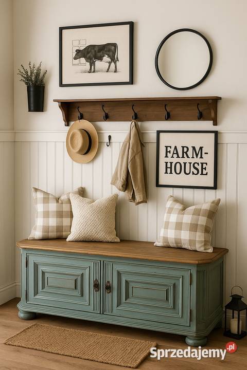 Odnowiona komoda w stylu farmhouse french Tczew