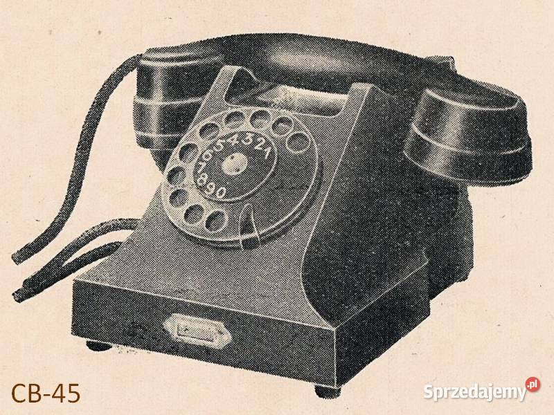 Zabytkowy telefon CZPE CB47 1951r przed RWT