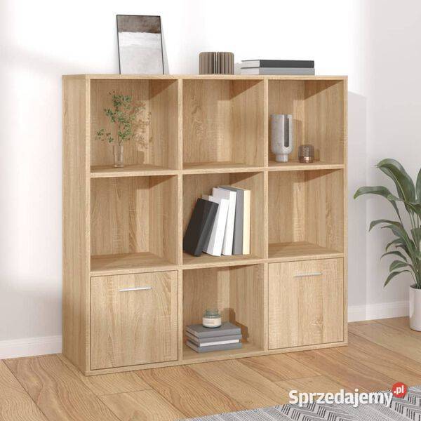 vidaXL Regał na książki dąb sonoma 98x30x98 Regały