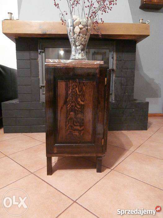 Komodaszafka dębowa z marmurem