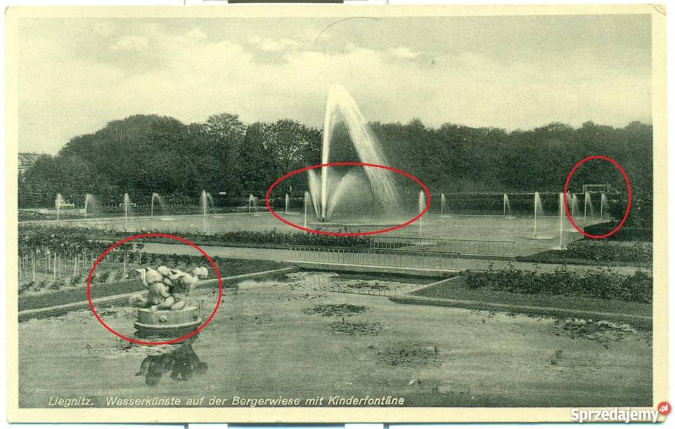 Liegnitz Wasserknste Bergerwiese mit Ostrów Wielkopolski