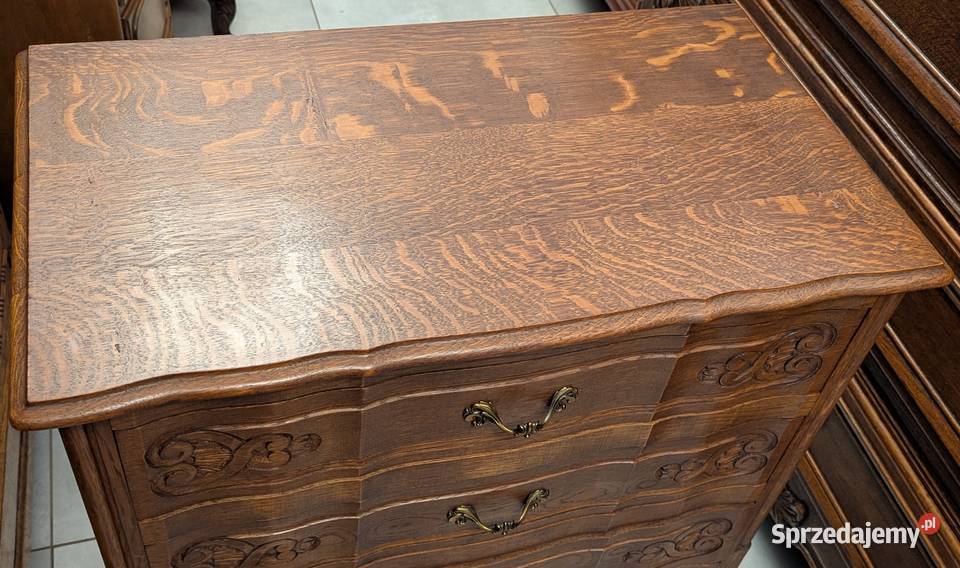ładna dębowa komoda ludwikowskasklep Dąbrowa śląskie Dąbrowa Górnicza