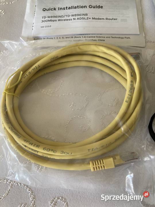 Modem Neostrada TP 800 E4 TPSA 1 kpl plus Czerwionka-Leszczyny sprzedam