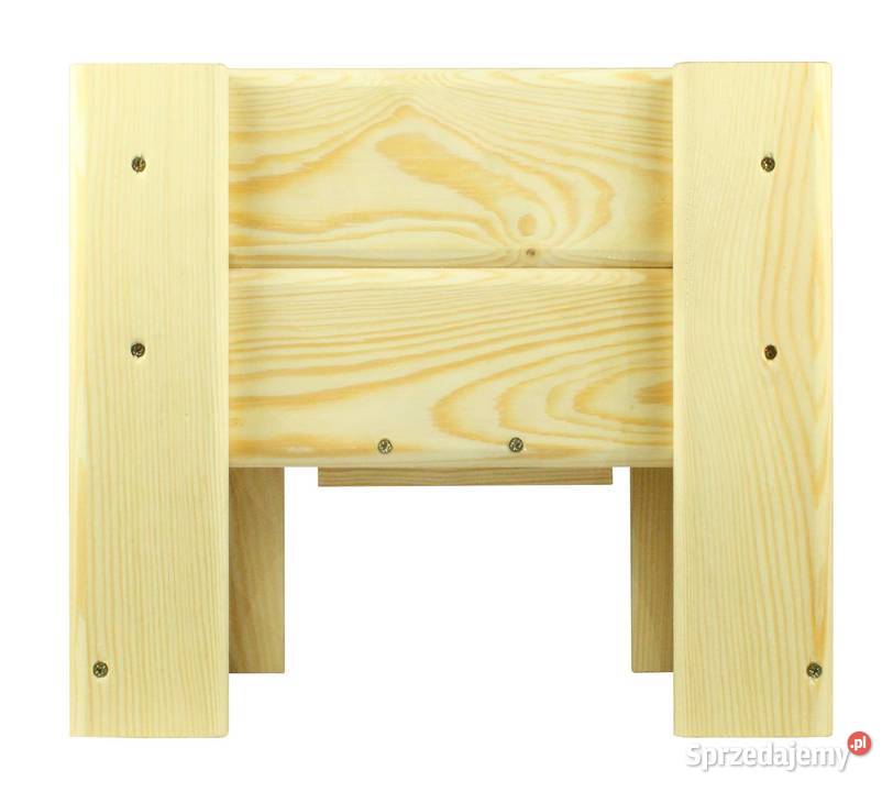 Donica drewniana skrzynka na kwiaty kwietnik Przyszów