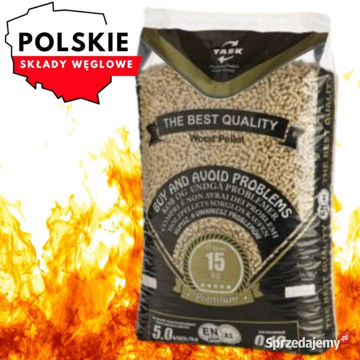 Pellet drzewny Task Ultra Premium 100 SOSNOWY Wrocław sprzedam