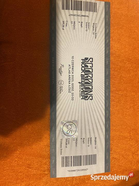 Bilety na Scorpions Bilety Bilety łódzkie sprzedam