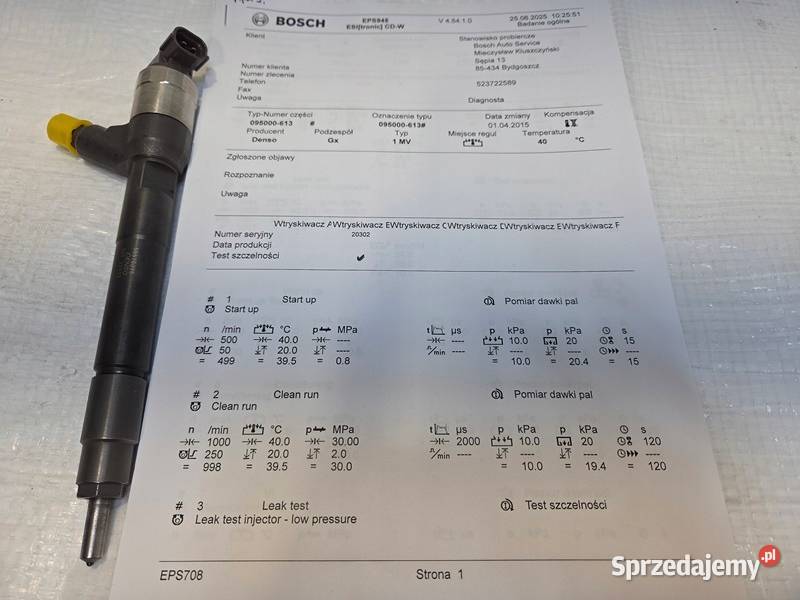 WTRYSK WTRYSKI WTRYSKIWACZE OPEL ASTRA K J
