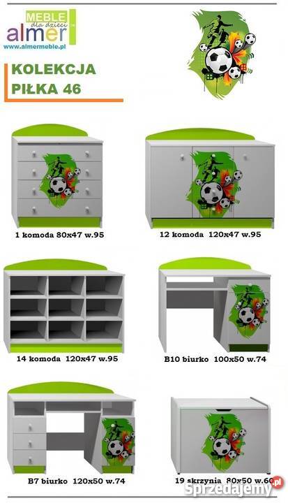 PIŁKA 46 B7 biurko dziecięce 120x50 w74 Wrocław sprzedam