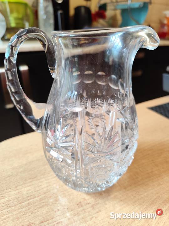 Kolorowe szkło PRL kryształy w Legnica