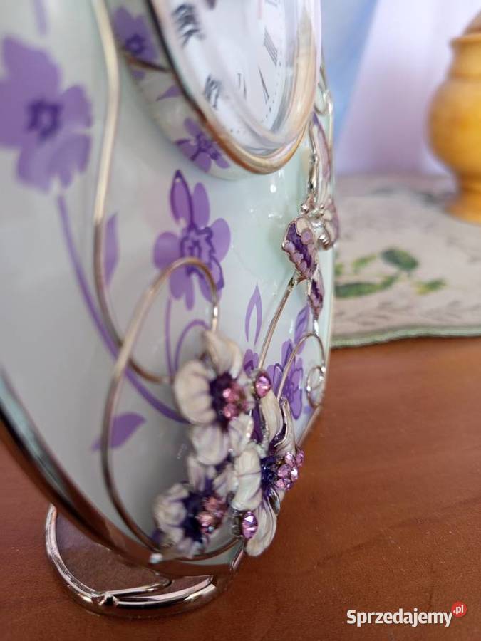 Prezent na Walentynki Zegar oprawa w szkłobogato Warszawa