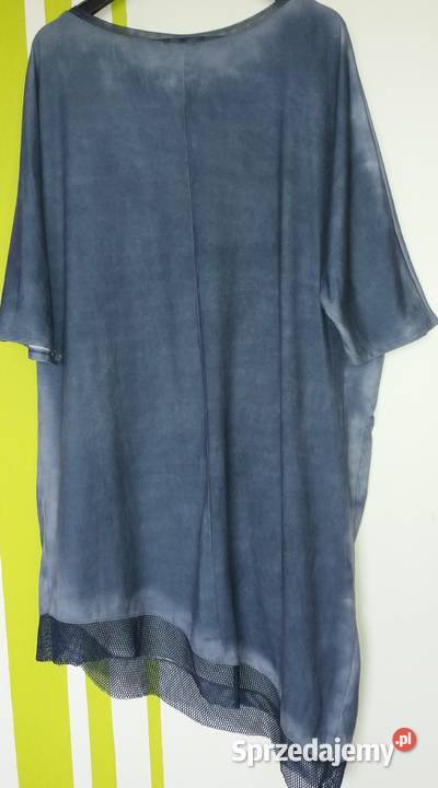XXL Asymetryczna tunika sukienka o kroju śląskie Gliwice