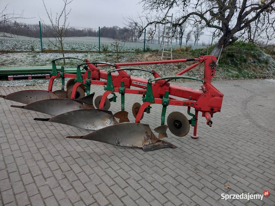 Pług 4skibowy zagonowy kverneland zabezpieczenia Sośno sprzedam