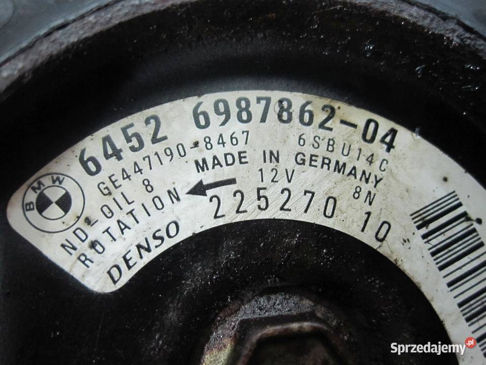 BMW 1 20 D 11r sprężarka klimatyzacji 4472601853 sprzedam
