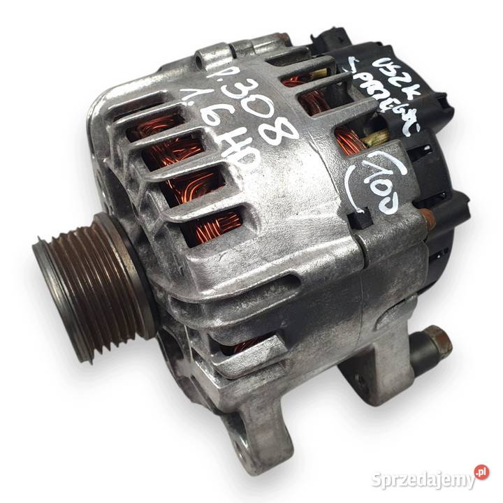 ALTERNATOR Peugeot 308 207 3008 5008 16 HDI Układ elektryczny silnika lubelskie Chełm