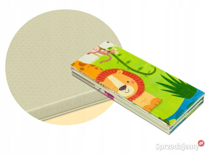 DUŻA MATA EDUKACYJNA DWUSTRONNA LIONELO ROBBY Dla niemowląt Baranowo