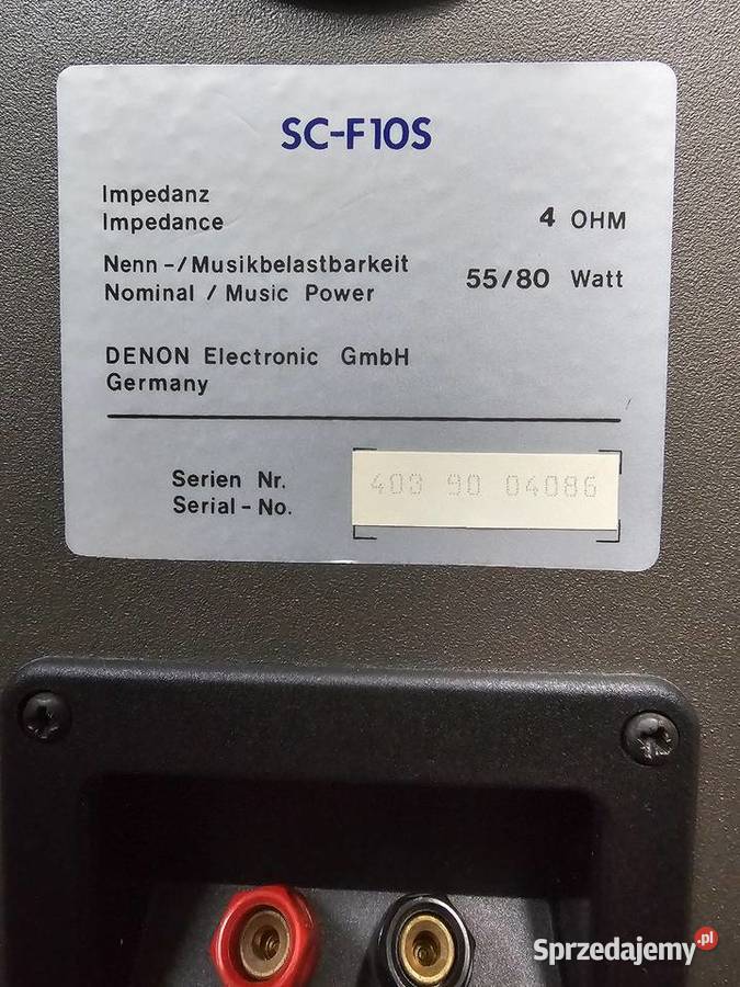 Wysokiej klasy kolumny stereo marki Denon SCF10S Kraków sprzedam