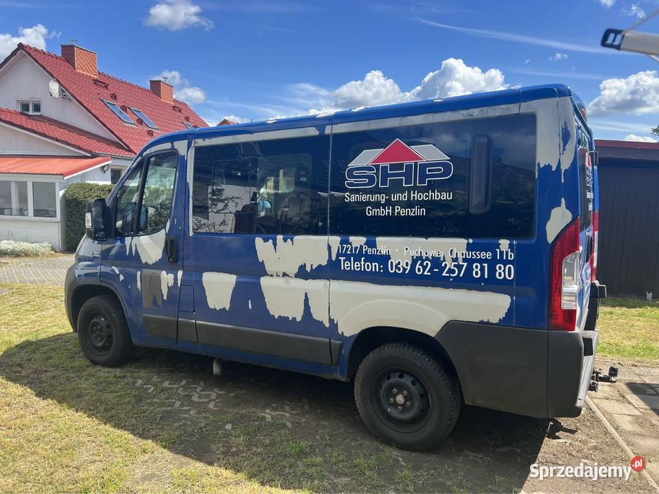 Fiat Ducato Bus 8 osób zarejestrowany opłacony niebieski Szczecin sprzedam
