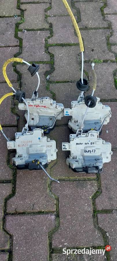 Zamek drzwi lewy tył AUDI A4 B7 8PIN 8E0839015AA osobowe Części samochodowe zachodniopomorskie Szczecin