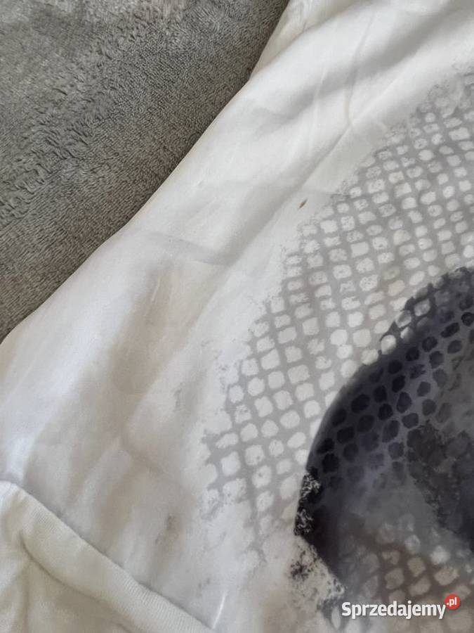 Bluzka koszulka tshirt z krótkim rękawem biały Jasło
