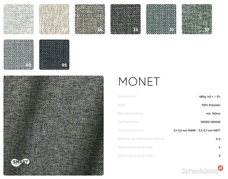 Narożnik Fabio rozkładany z funkcją spania 260cm